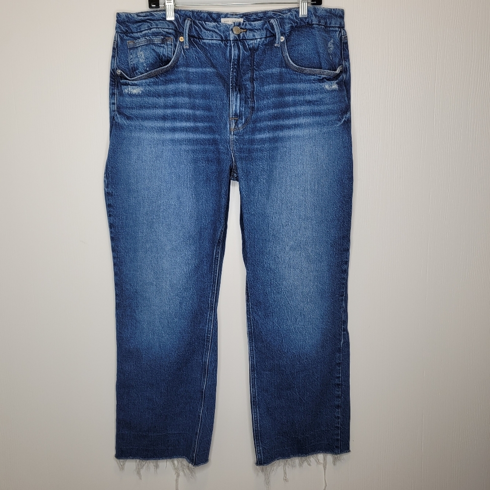 Good American Good 90s High Waist Jeans 15 Distressed